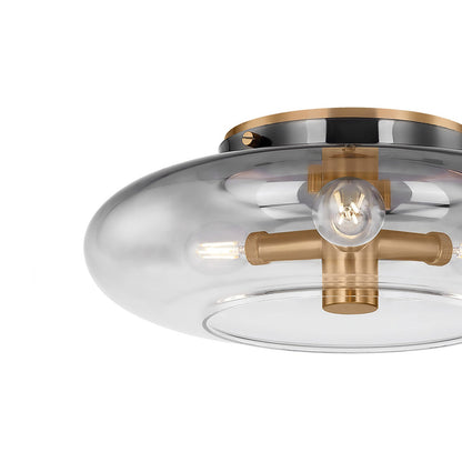 Gunner Flush Mount Ceiling Light in Detail.