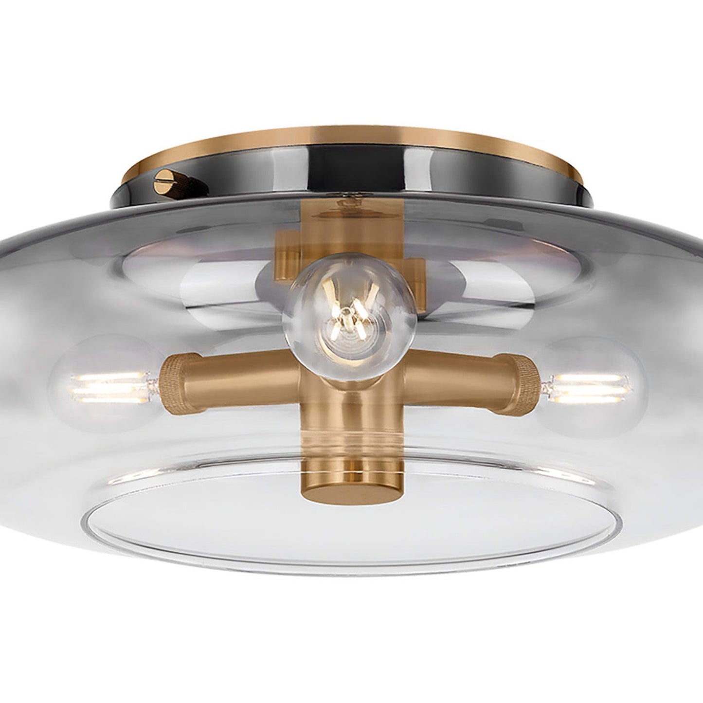 Gunner Flush Mount Ceiling Light in Detail.