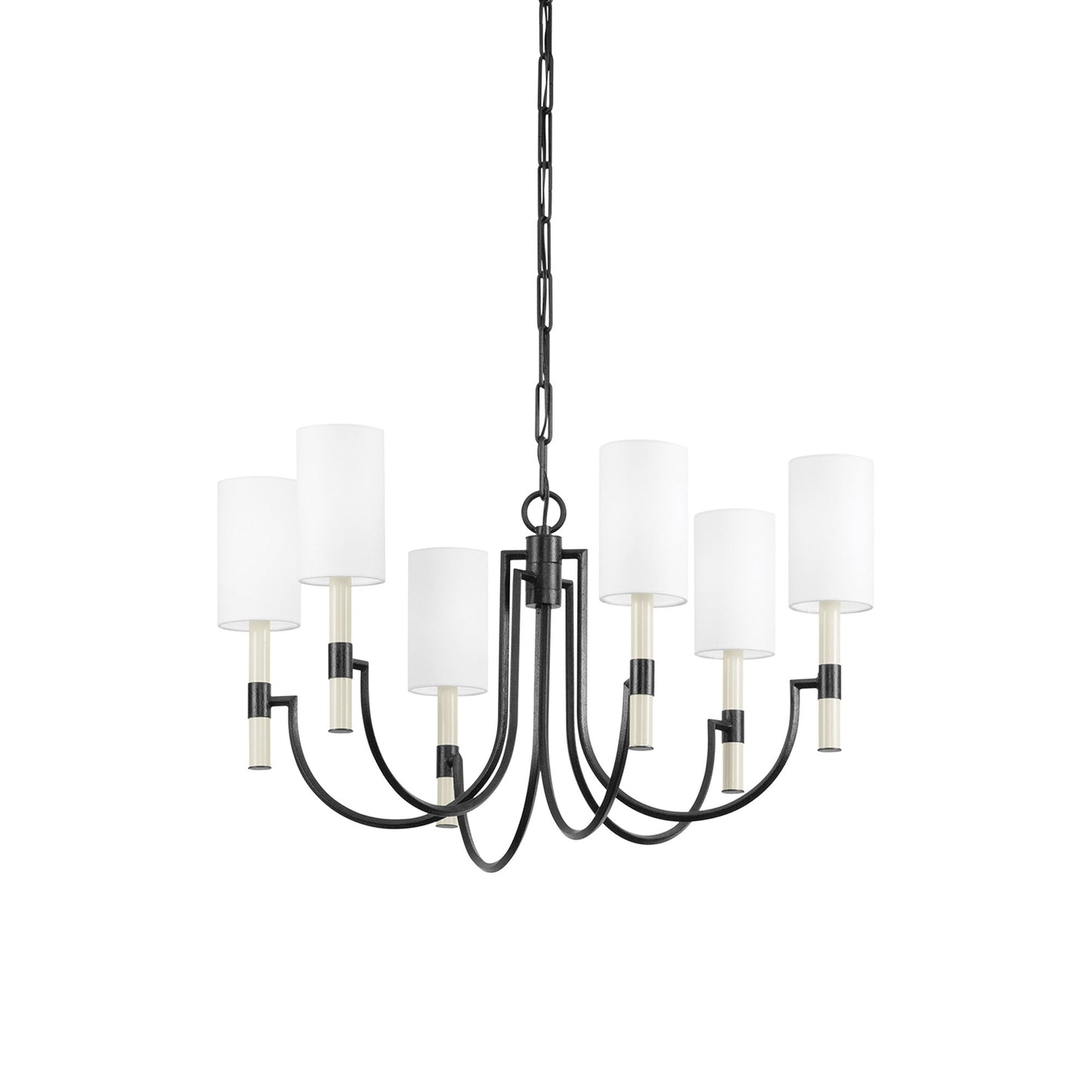 Gustine Chandelier in Forged Iron (Small).