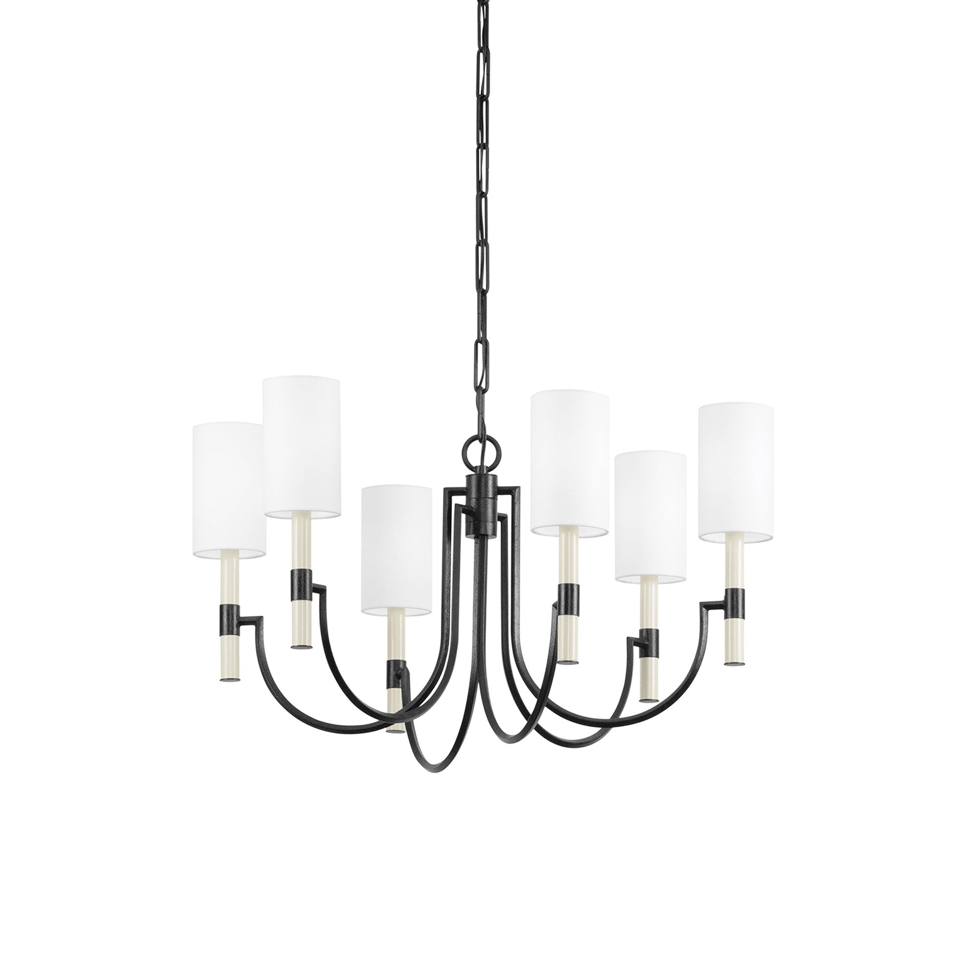 Gustine Chandelier in Forged Iron (Small).