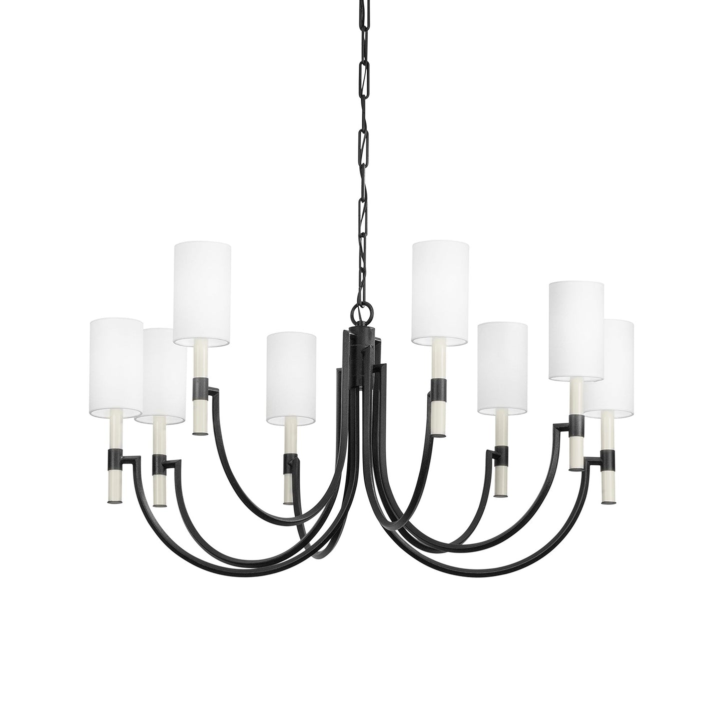 Gustine Chandelier in Forged Iron (Large).