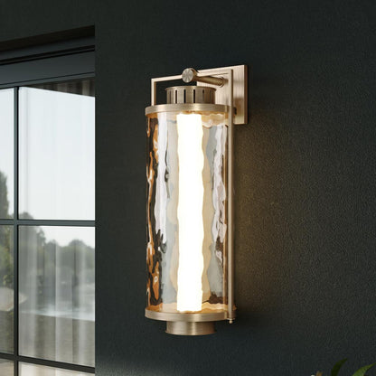 Haddock Outdoor LED Wall Light in Detail.