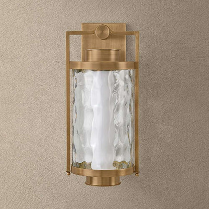 Haddock Outdoor LED Wall Light in Detail.
