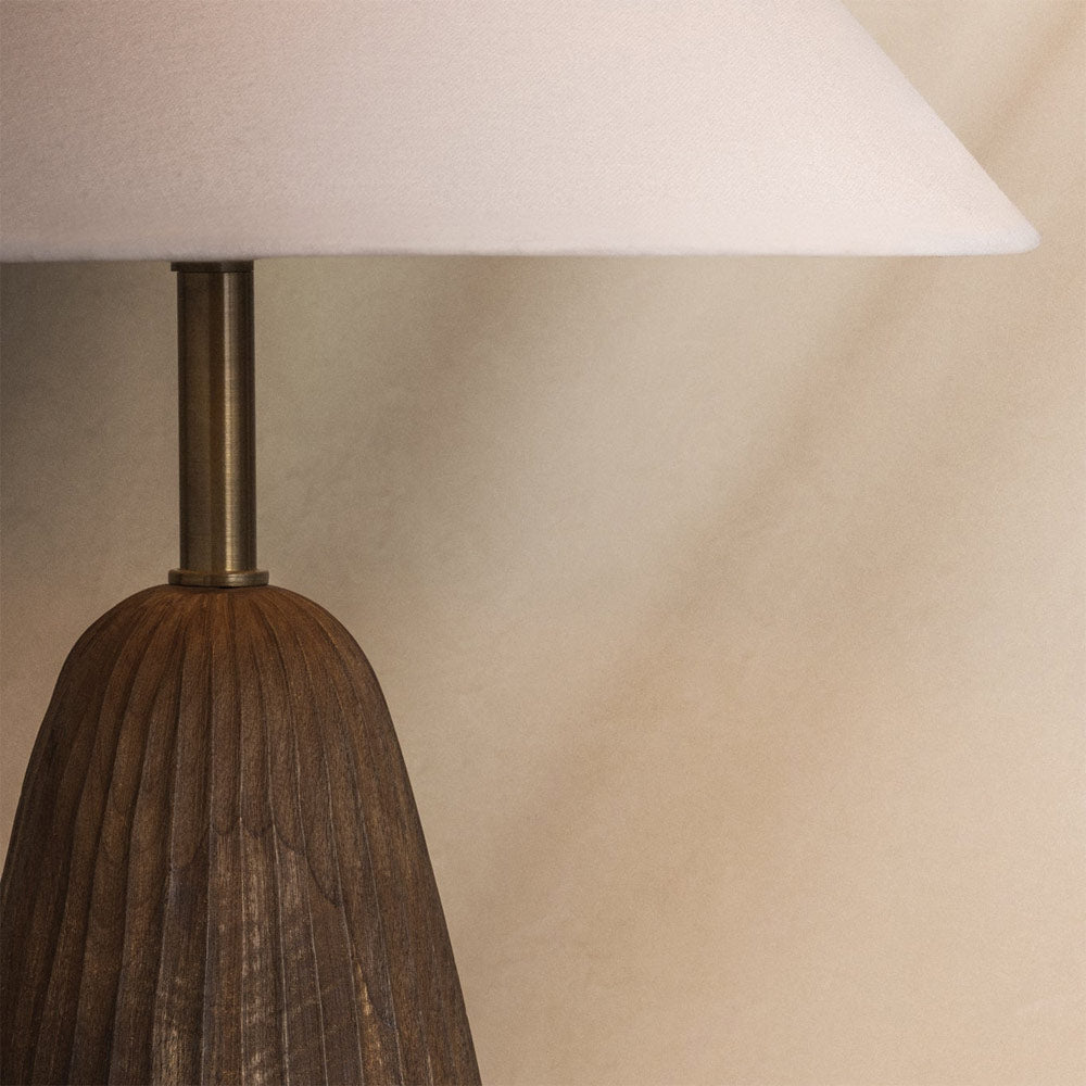 Heartwood Table Lamp in Detail.