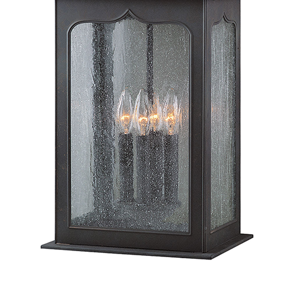 Henry Street Outdoor Rectangular Wall Light in Detail.