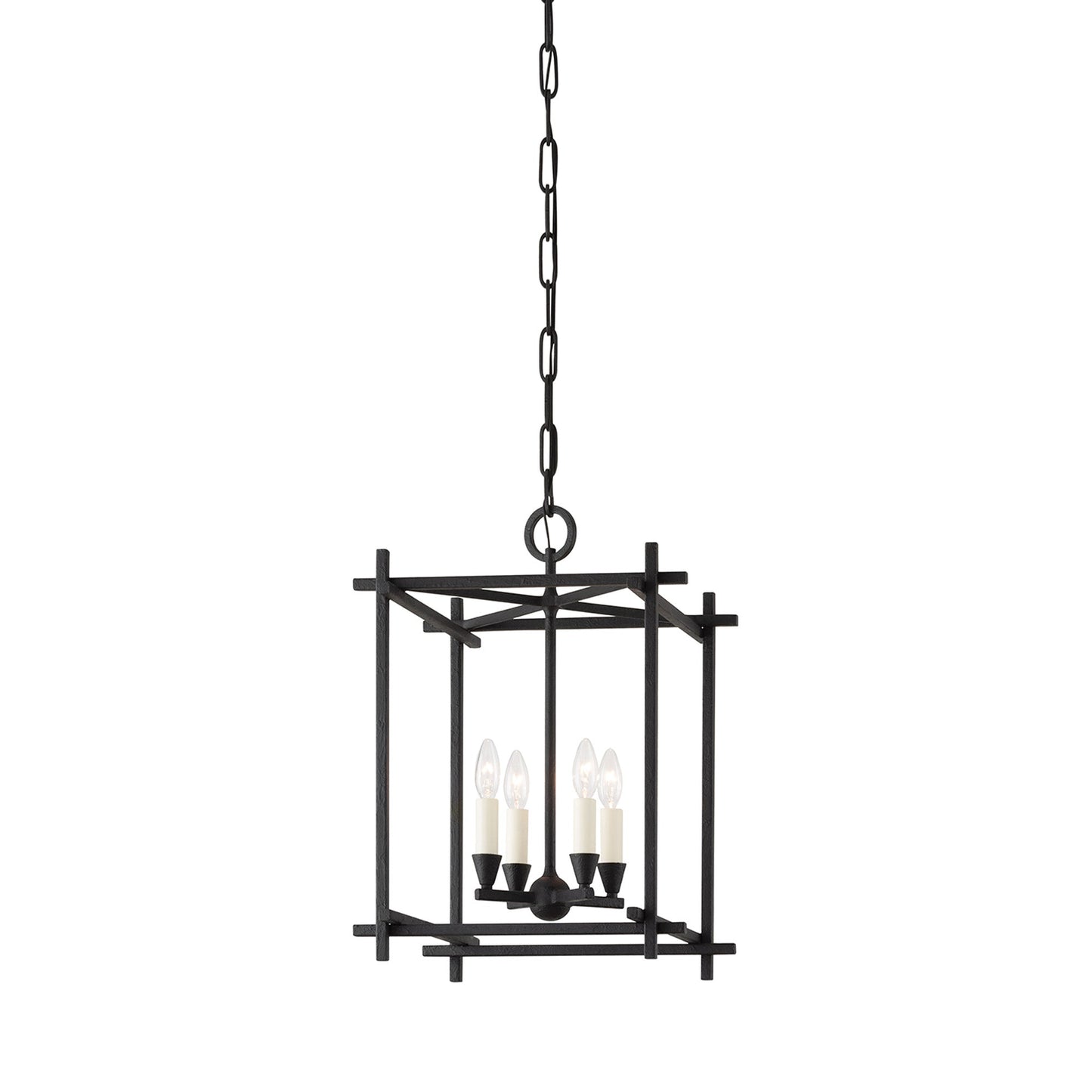 Huck Pendant Light in Black Iron (21.25-Inch).