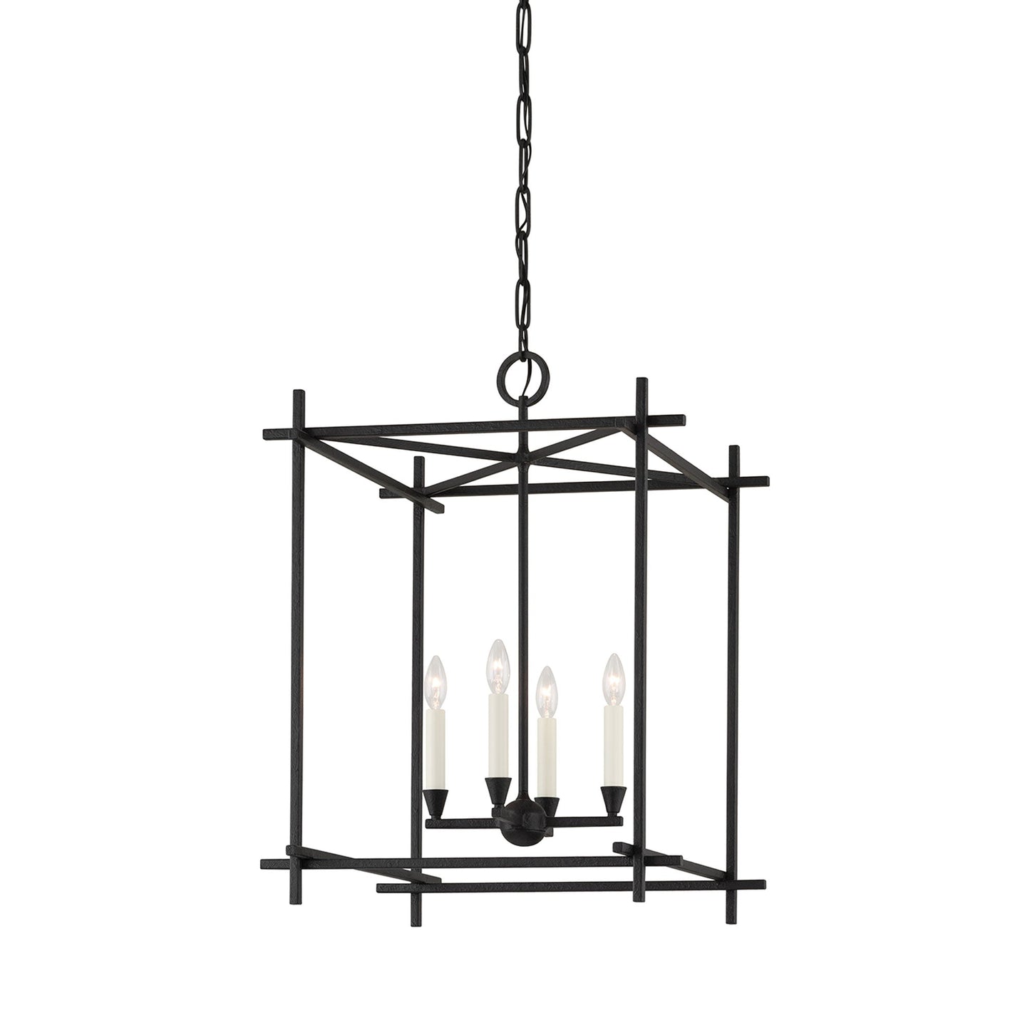 Huck Pendant Light in Black Iron (29.75-Inch).