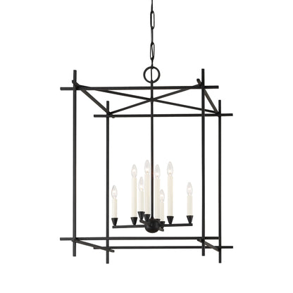 Huck Pendant Light in Black Iron (39-Inch).