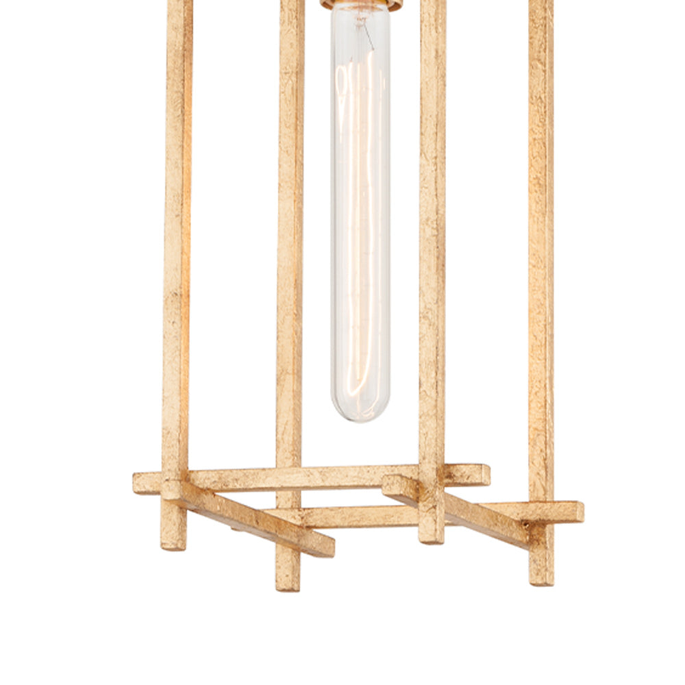 Huck Rectangular Pendant Light in Detail.