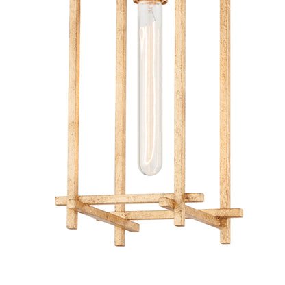 Huck Rectangular Pendant Light in Detail.