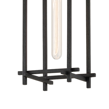 Huck Rectangular Pendant Light in Detail.