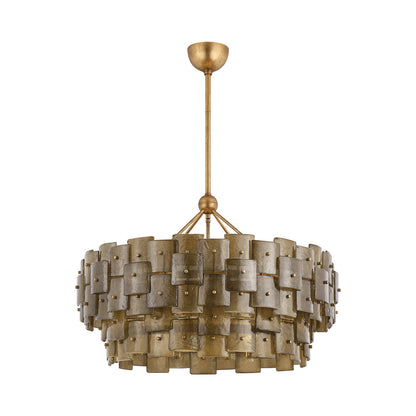 Jacik Chandelier in Patina Gold Leaf (Large).