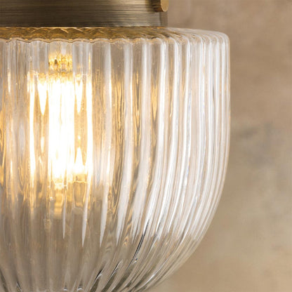 Jar Flush Mount Ceiling Light in Detail.