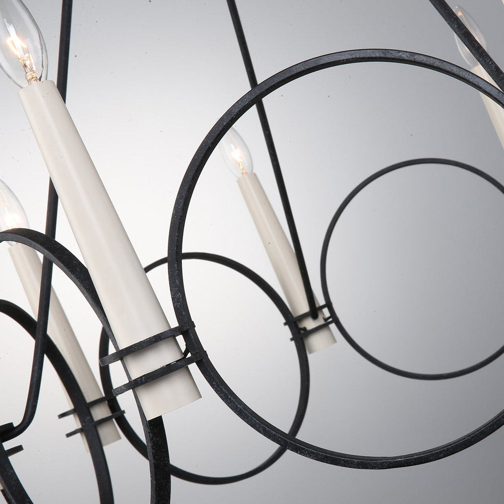 Juliette Linear Chandelier in Detail.