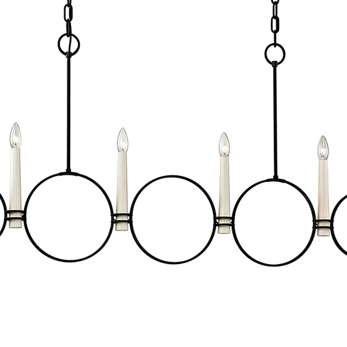 Juliette Linear Chandelier in Detail.