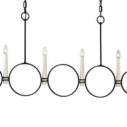 Juliette Linear Chandelier in Detail.