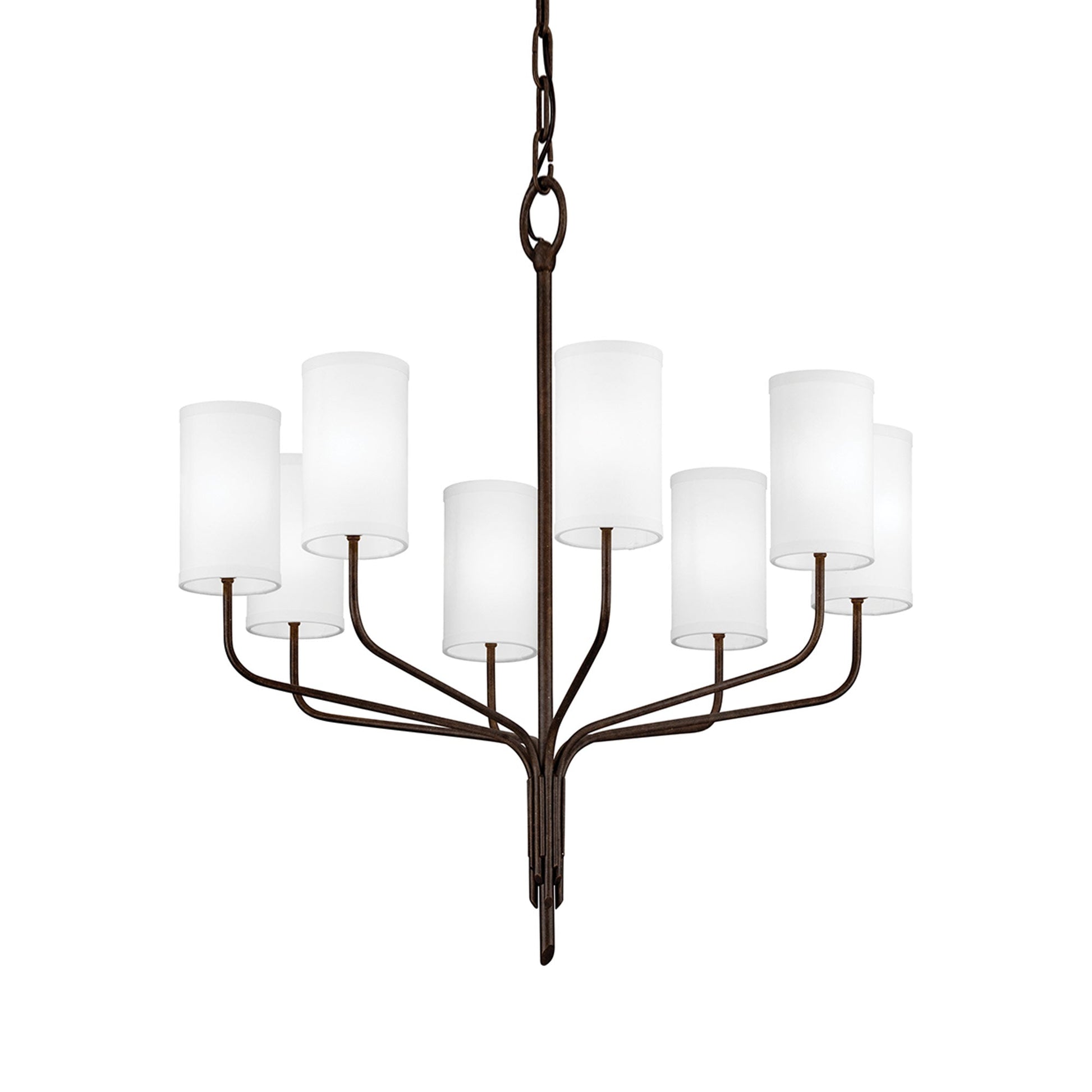 Juniper Chandelier in Heritage Bronze (8-Light).