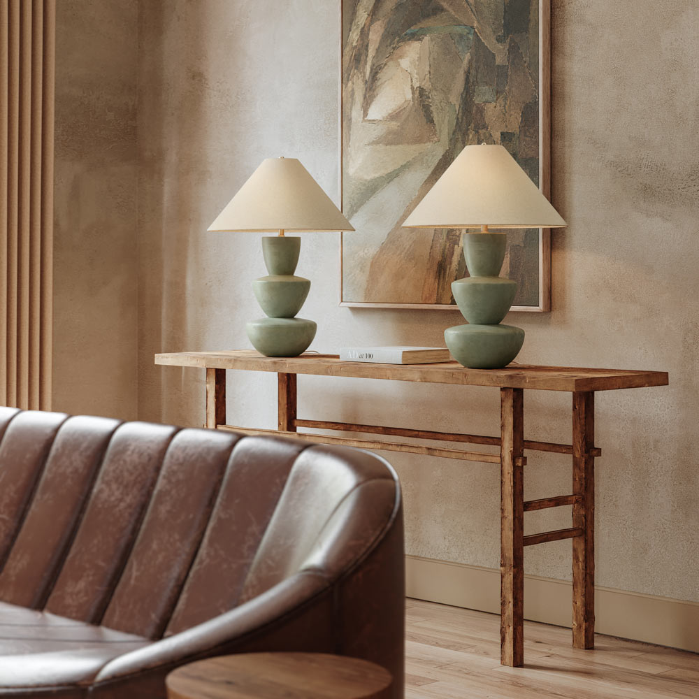 Kamas Table Lamp in living room.