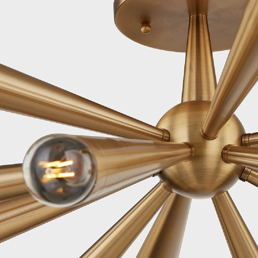Keanu Semi Flush Mount Ceiling Light in Detail.