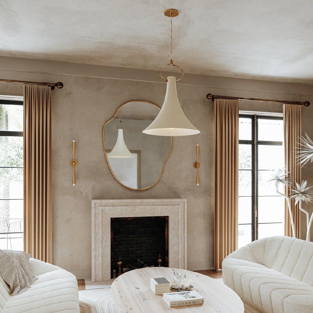 Keanu Wall Light in living room.