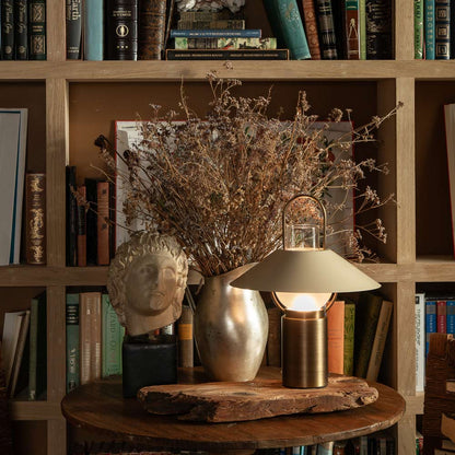 Kindle LED Rechargeable Table Lamp in living room.