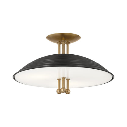 Larkin Semi Flush Mount Ceiling Light in Detail.