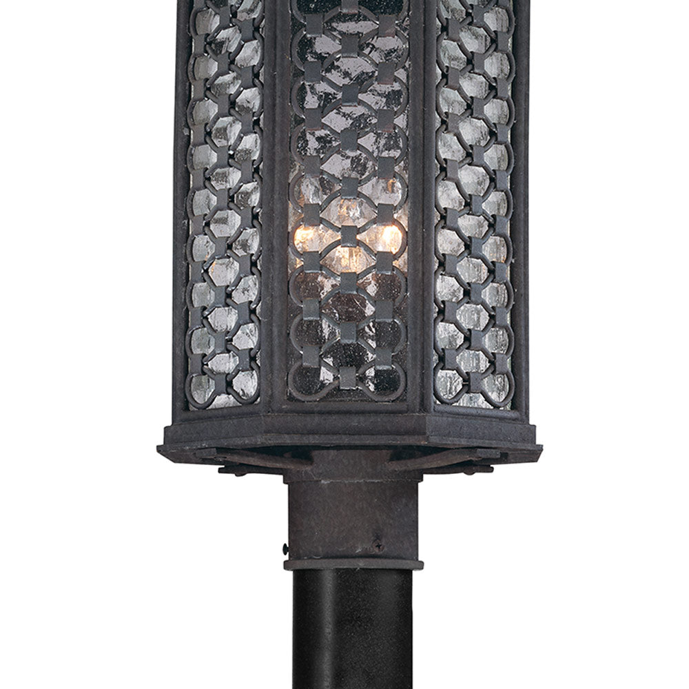 Los Olivos Outdoor Post Light in Detail.