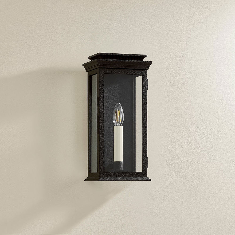 Louie Outdoor Wall Light in Detail.