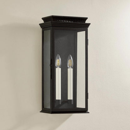 Louie Outdoor Wall Light in Detail.