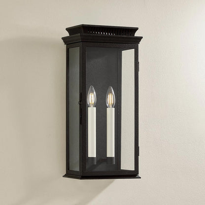 Louie Outdoor Wall Light in Detail.