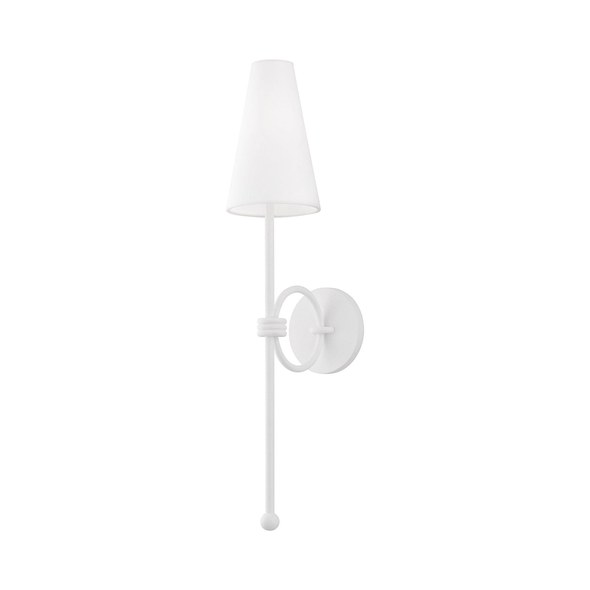 Magnus Wall Light in Textured White.