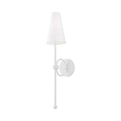 Magnus Wall Light in Textured White.