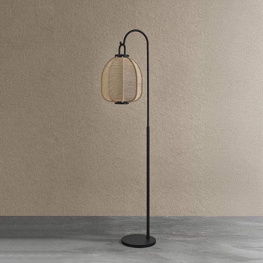Maltby Outdoor LED Rechargeable Floor Lamp in Detail.