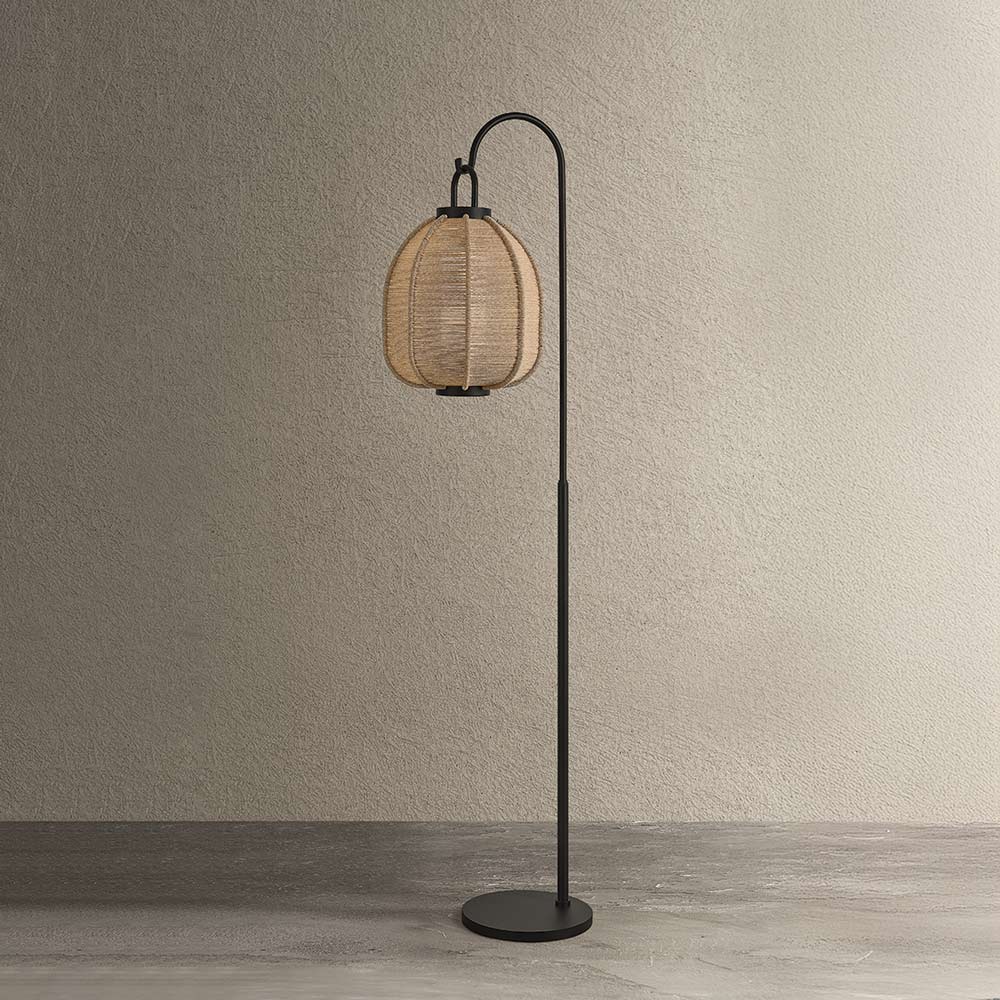 Maltby Outdoor LED Rechargeable Floor Lamp in Detail.