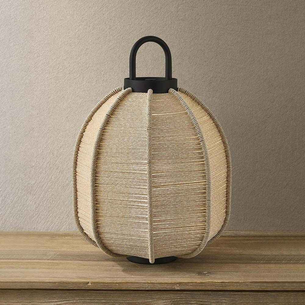 Maltby Outdoor LED Rechargeable Table Lamp in Detail.