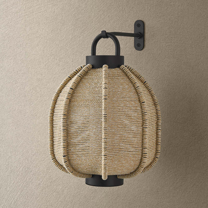 Maltby Outdoor LED Rechargeable Wall Light in Detail.
