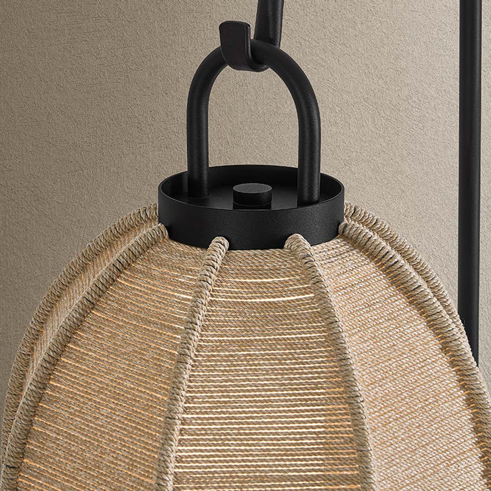 Maltby Outdoor LED Rechargeable Wall Light in Detail.