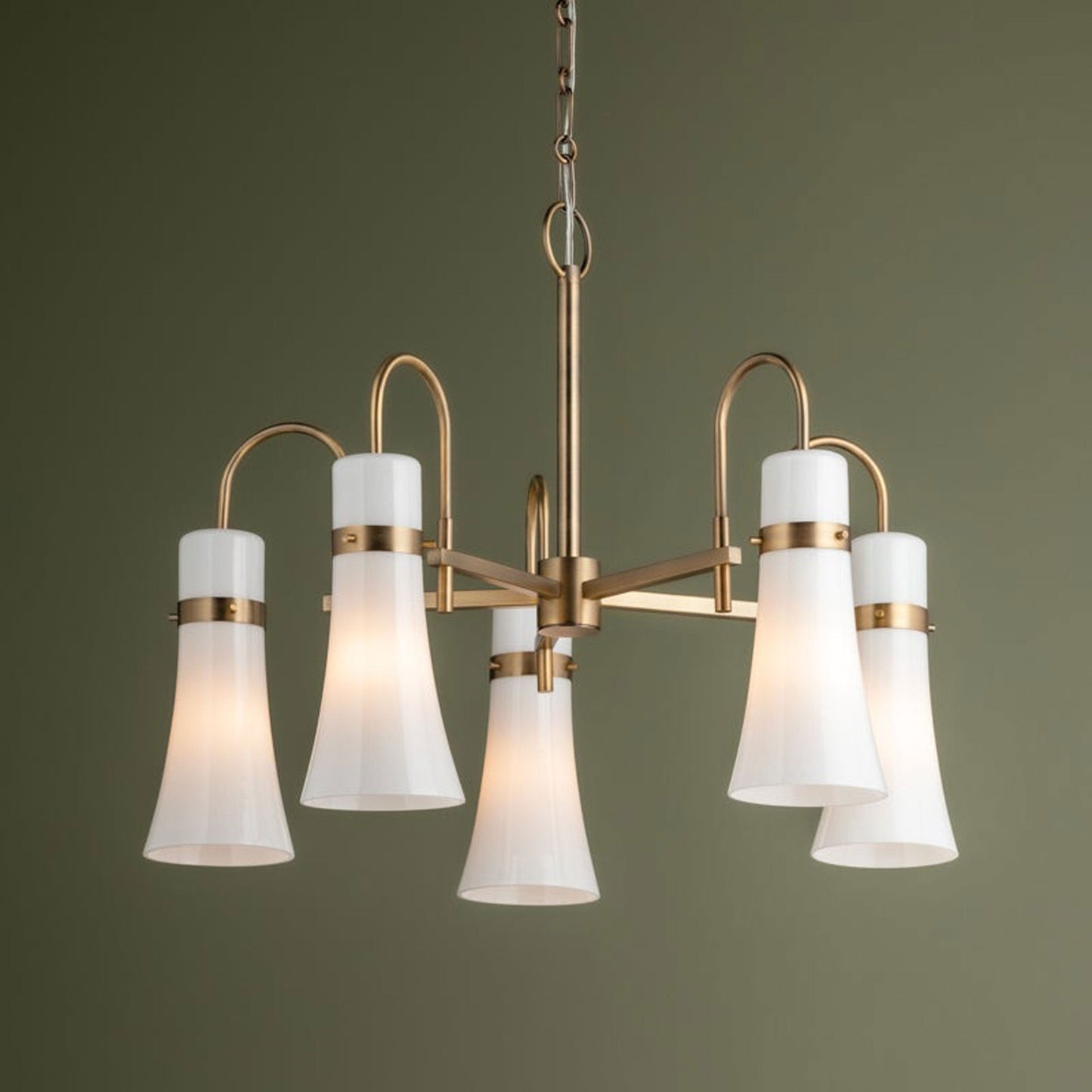 Maple Chandelier in Detail.