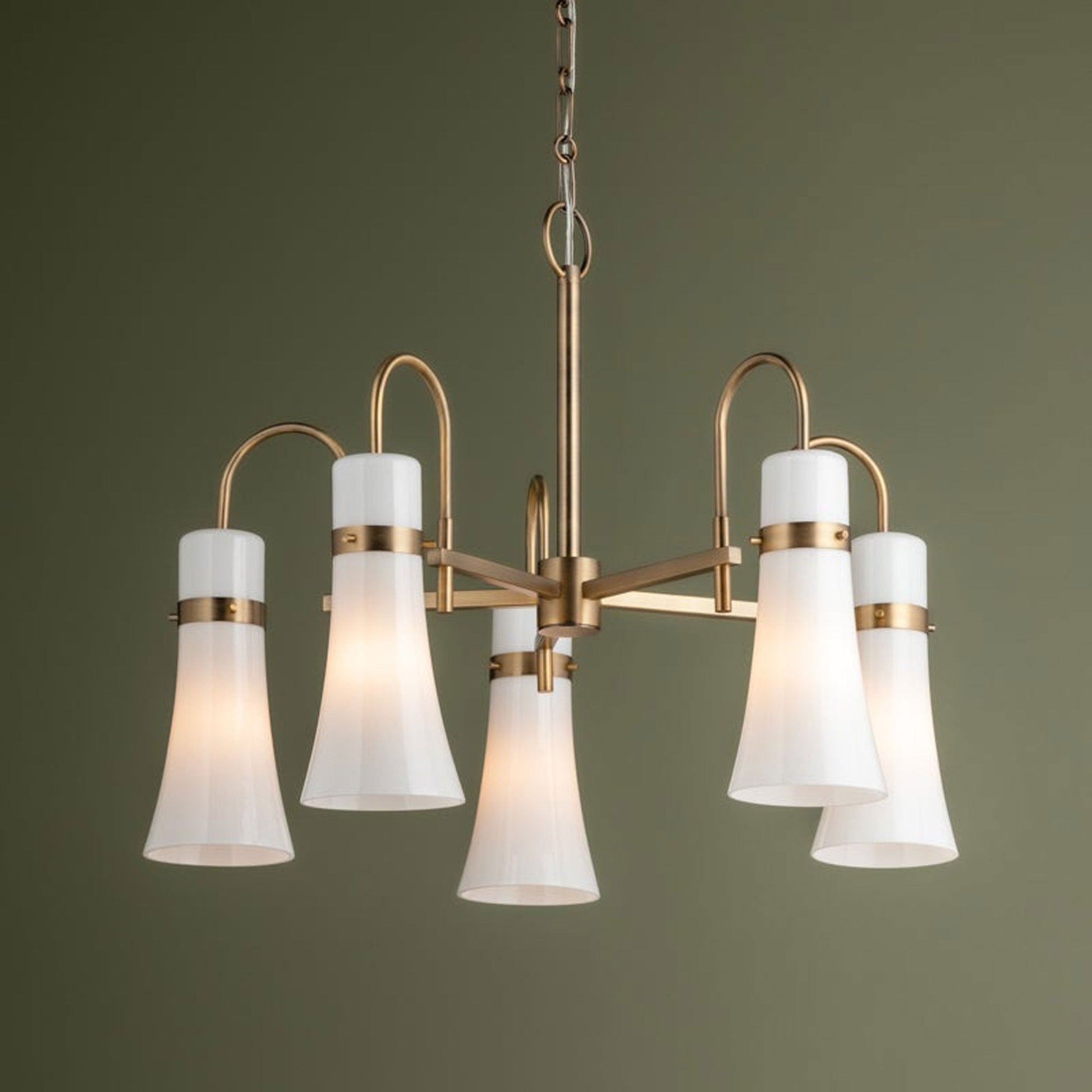 Maple Chandelier in Detail.