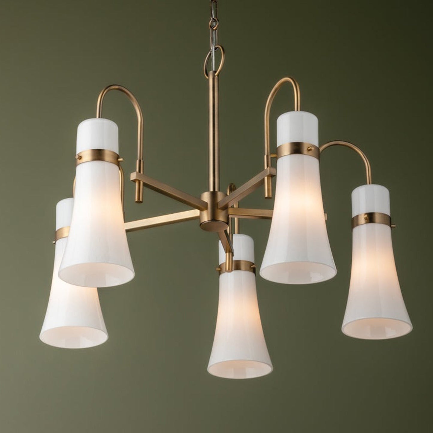 Maple Chandelier in Detail.