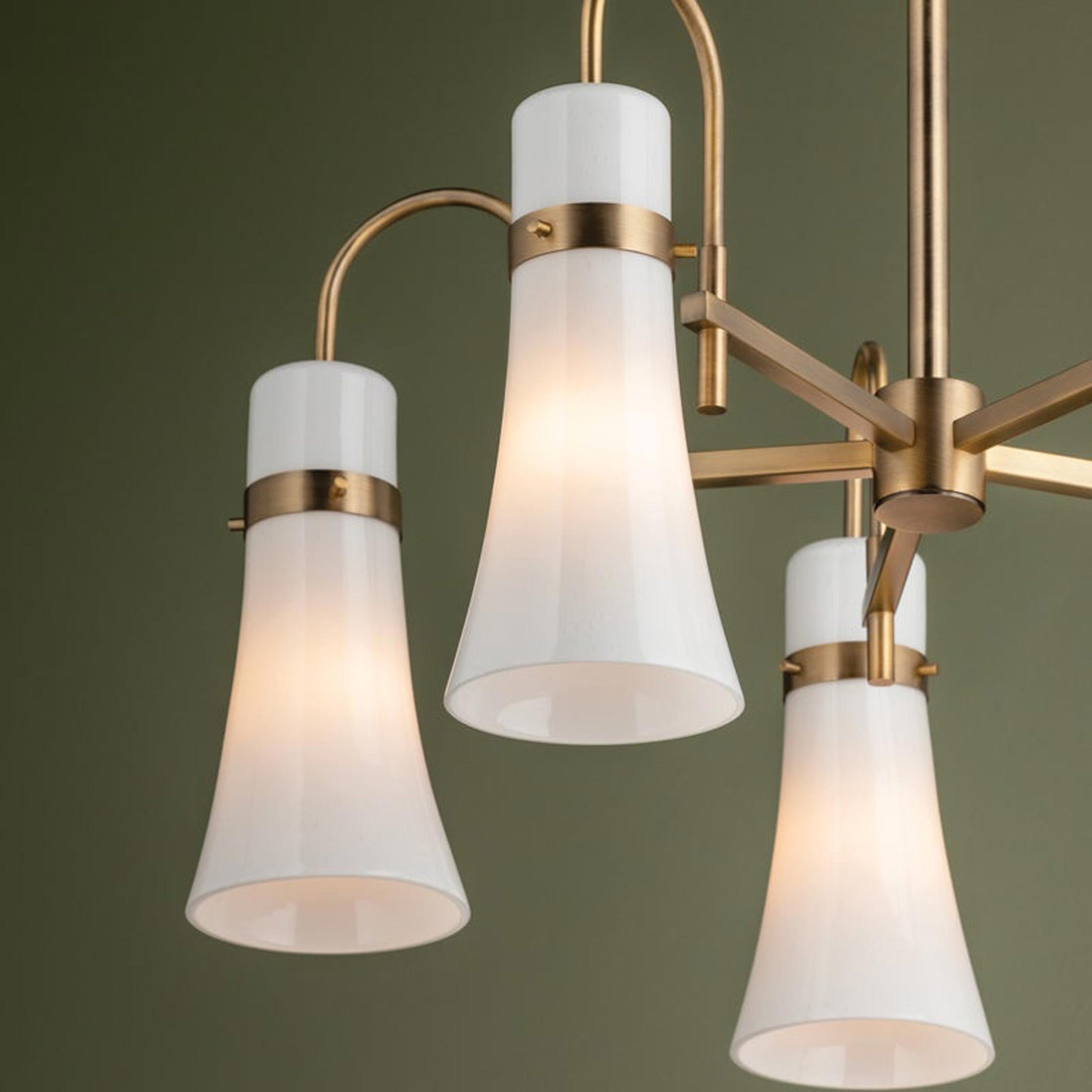 Maple Chandelier in Detail.