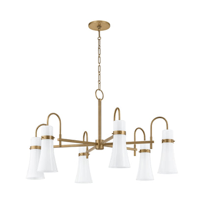 Maple Chandelier in Detail.