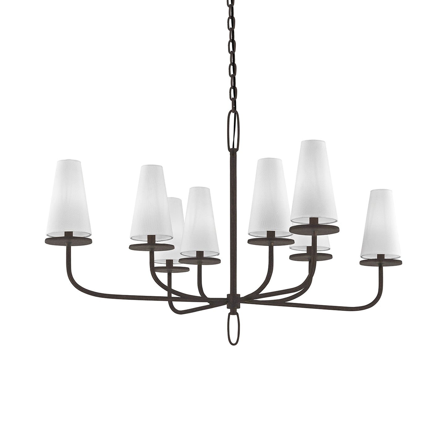 Marcel Chandelier in Textured Bronze.
