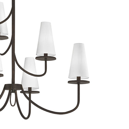 Marcel Multi Light Chandelier in Detail.