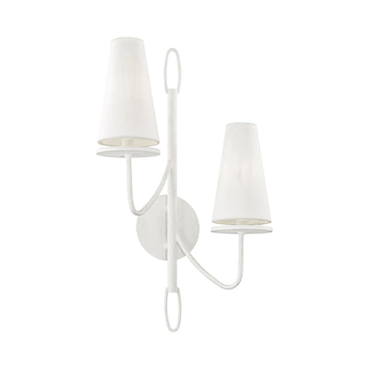 Marcel Wall Light in Gesso White (2-Light).