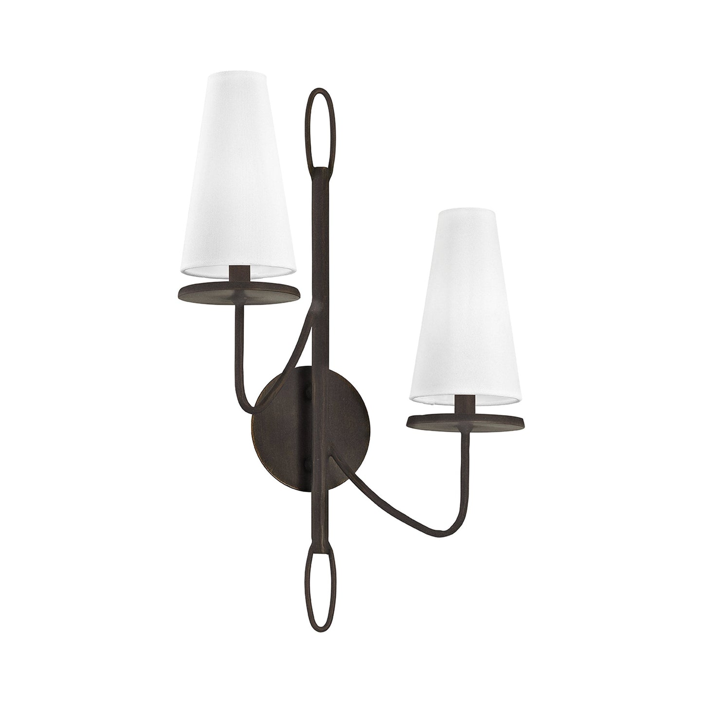 Marcel Wall Light in Textured Bronze (2-Light).