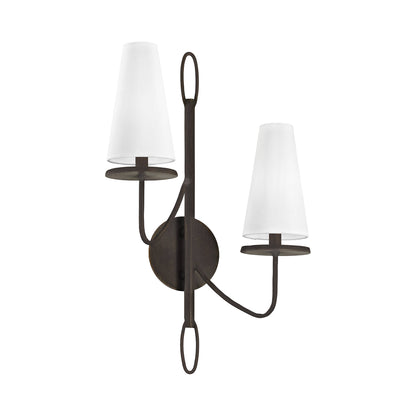 Marcel Wall Light in Textured Bronze (2-Light).