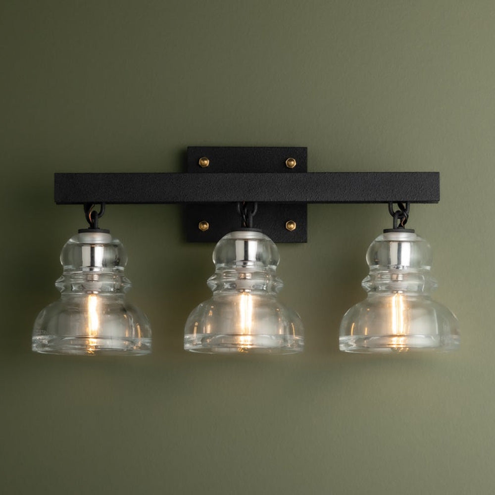Menlo Park Bath Vanity Light in Detail.