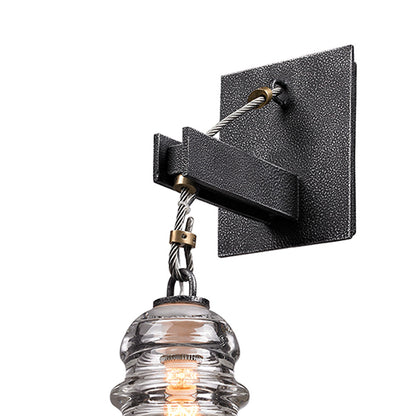 Menlo Park Glass Bath Vanity Light in Detail.