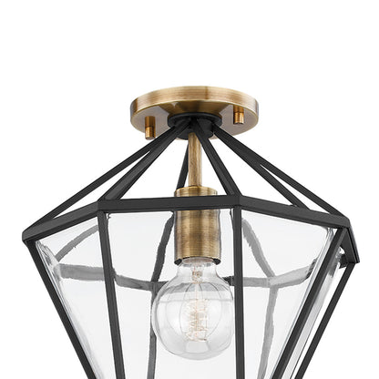 Moss Semi Flush Mount Ceiling Light in Detail.